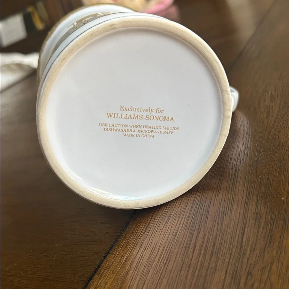 William-Sonoma Exclusive R Initial Ceramic Mug